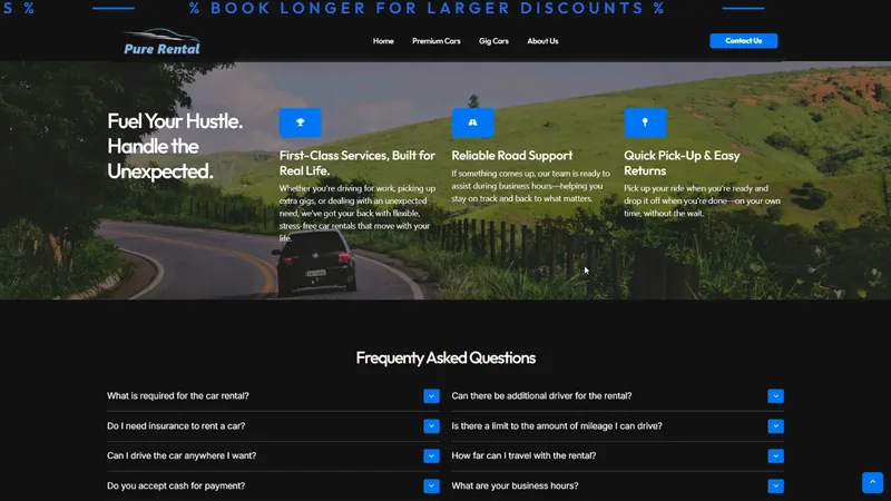 Car Rental website